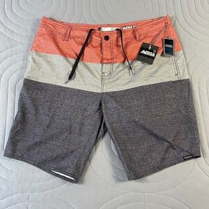 Ezekiel Versa Hybrid Boardshorts Mens 38 NWT Stretch Swim Shorts Colorblock